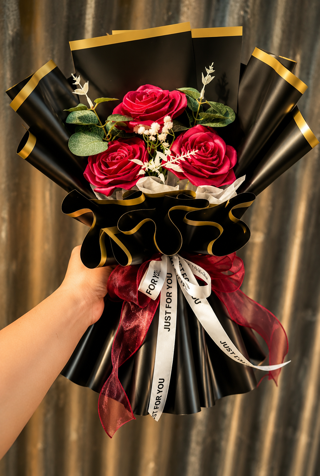 Premium Red Rose Luxury Bouquet – Just For You