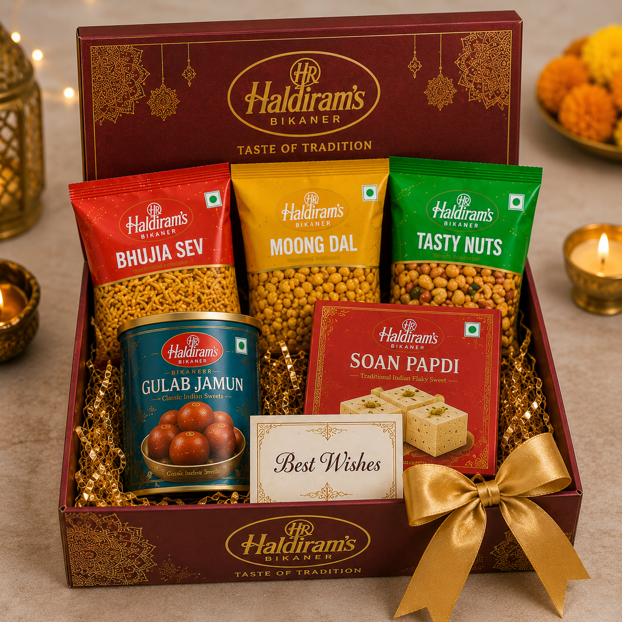 Haldiram’s Bikaner Small Snack & Sweets Gift Combo