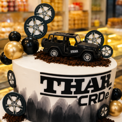 Thar Jeep Theme Birthday Cake