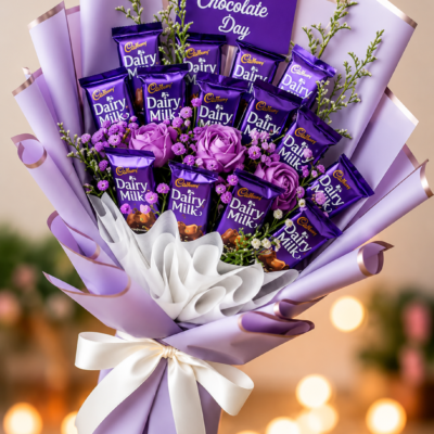 Premium Dairy Milk Chocolate Bouquet – Happy Chocolate Day