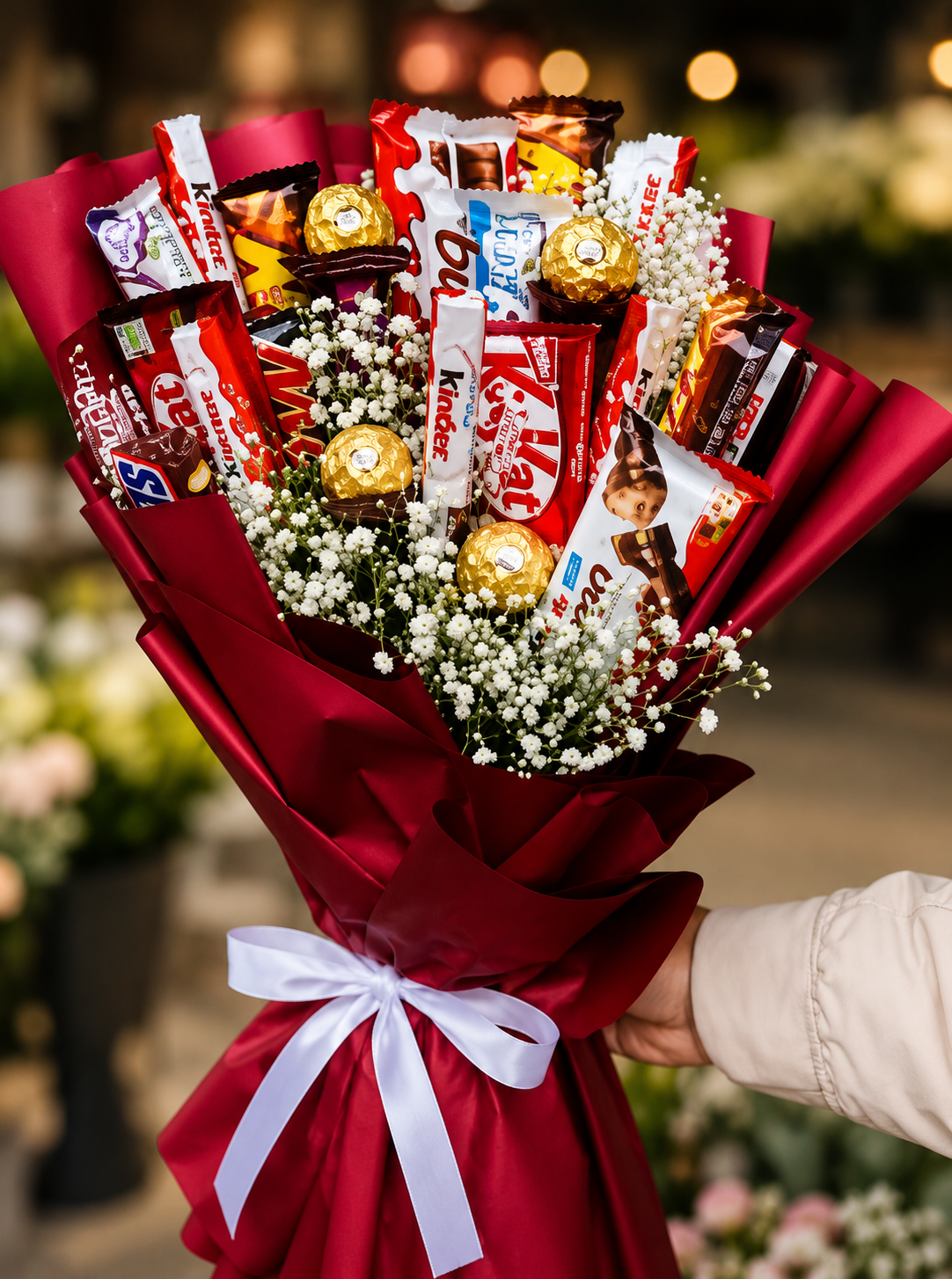 Luxury Chocolate Bouquet – Premium Assorted Chocolate Gift Bouquet