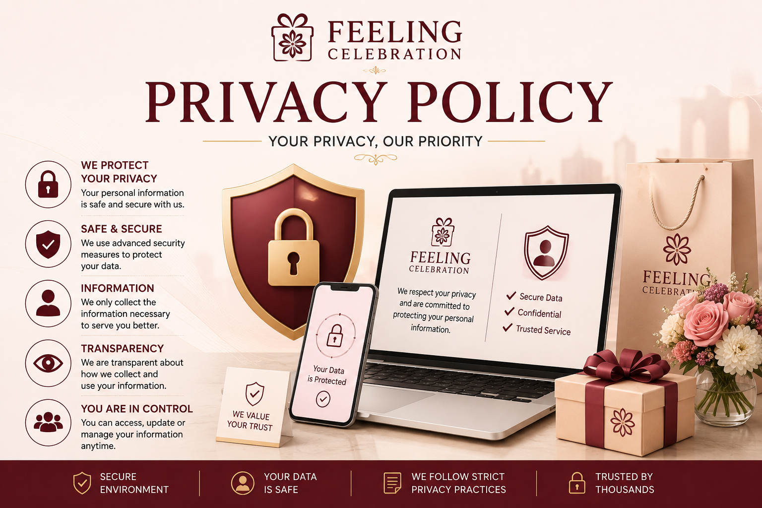 Privacy Policy - Feeling Celebration
