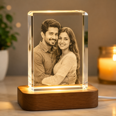 Personalized Crystal Photo LED Lamp | Feeling Celebration