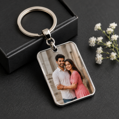 Personalized Photo Keychain – Rectangle