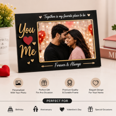 Personalized Couple Photo Frame – You & Me | Feeling Celebration