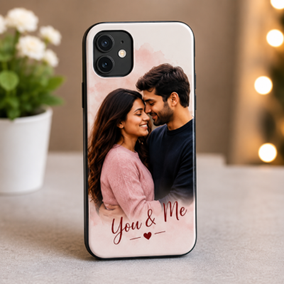 Personalized Photo Mobile Cover – You & Me | Feeling Celebration
