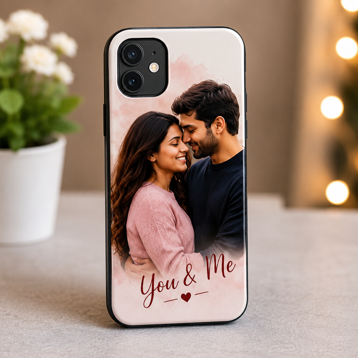 Personalized Photo Mobile Cover – You & Me | Feeling Celebration
