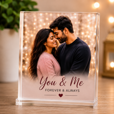 Personalized Acrylic Photo Frame – You & Me | Feeling Celebration