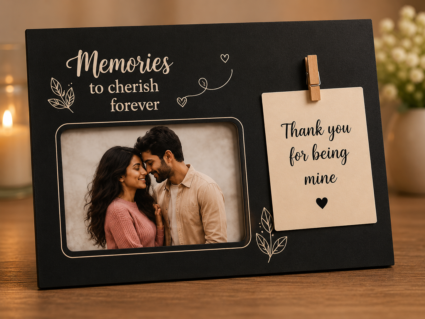 Personalized Memories Photo Frame – Memories to Cherish Forever | Feeling Celebration