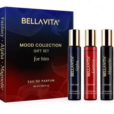 Bella Vita Luxury Mood Collection Gift Set for Him (Fantasy, Alpha & Magnetic)