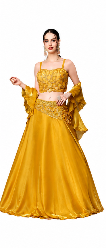 Designer Party Wear Lehenga Choli Collection (4 Colors) - Image 4