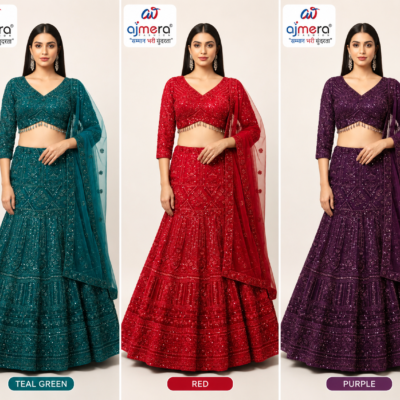 Designer Sequins Lehenga Choli Collection