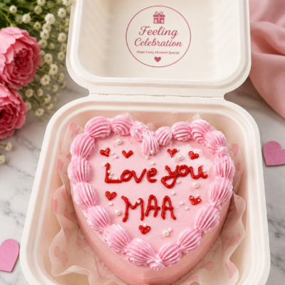 Love You Maa Bento Cake
