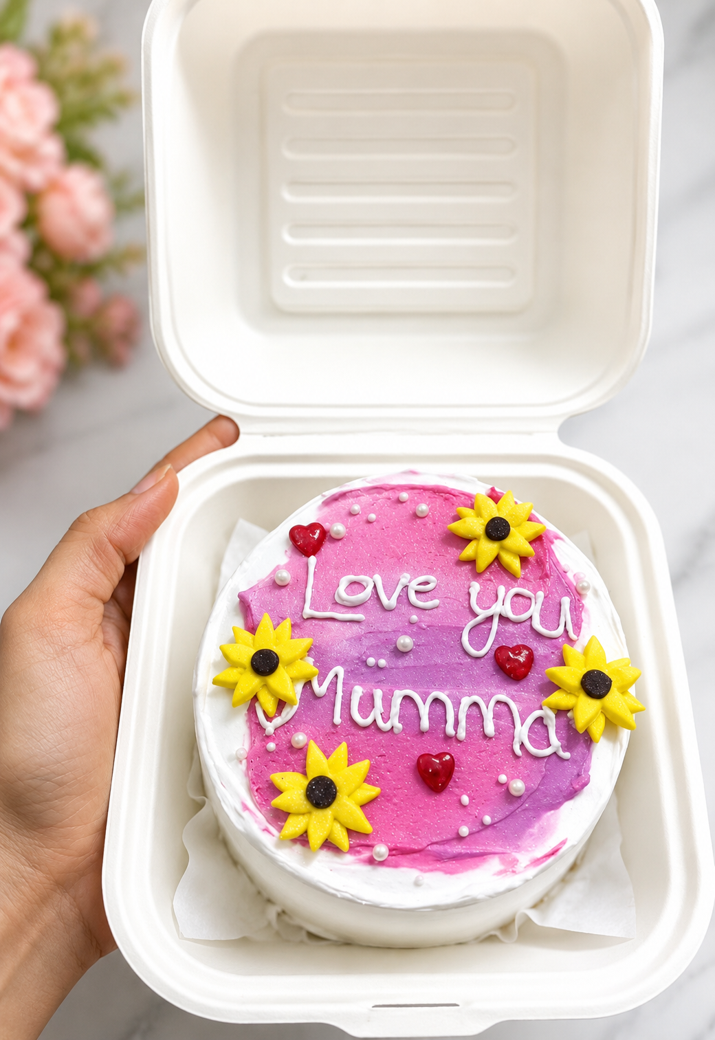 Love You Mumma Bento Cak