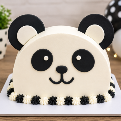 Cute Panda Theme Cake