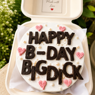 Happy B-Day Theme Bento Cake