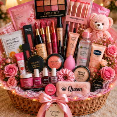 Luxury Big Makeup & Beauty Gift Basket – 30+ Items | Premium Gift for Her