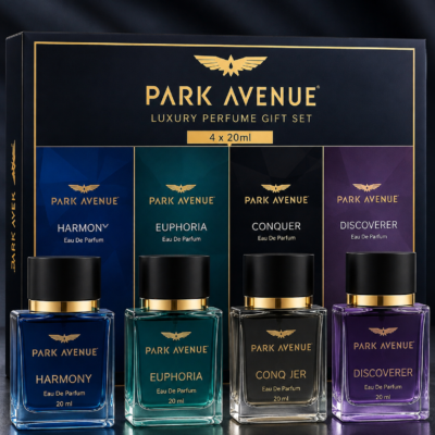 Park Avenue Luxury Eau De Parfum Gift Set for Men – Pack of 4 (20ml Each)