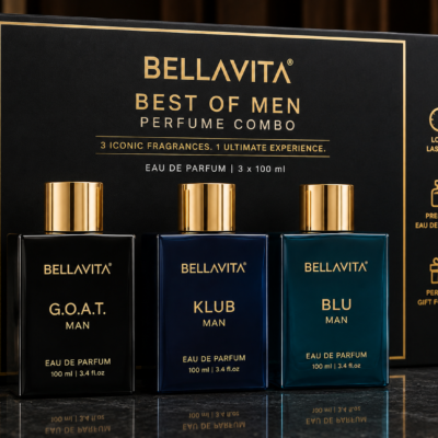 BellaVita Best of Men Perfume Combo – Pack of 3 (100ml Each)