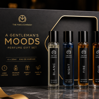 The Man Company A Gentleman’s Moods Perfume Gift Set for Men – 4 × 20ml