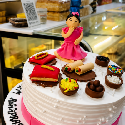 Pink Raksha Bandhan Designer Cake