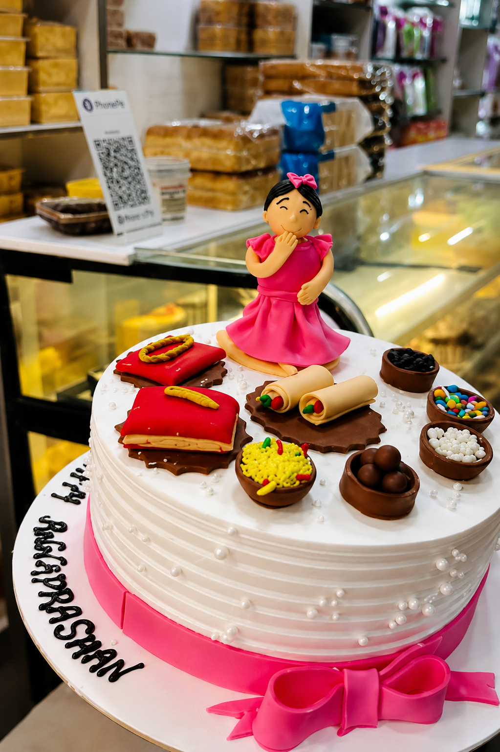 Pink Raksha Bandhan Designer Cake