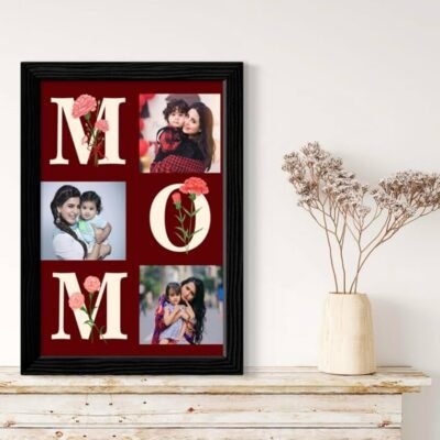 Personalized Mother & Baby Photo Frame – MOM Memory Collage