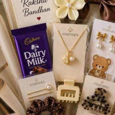 Happy Raksha Bandhan Chocolate & Jewellery Gift Hamper