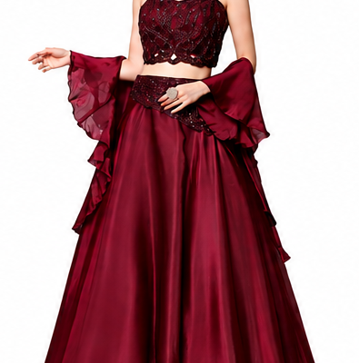 Designer Party Wear Lehenga Choli Collection (4 Colors)