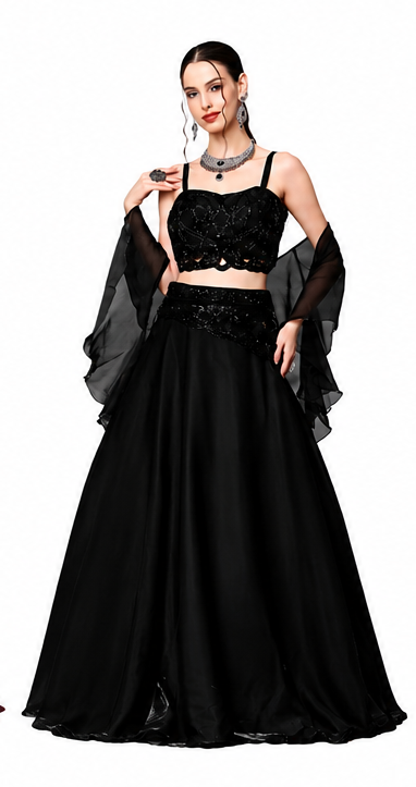 Designer Party Wear Lehenga Choli Collection (4 Colors) - Image 2