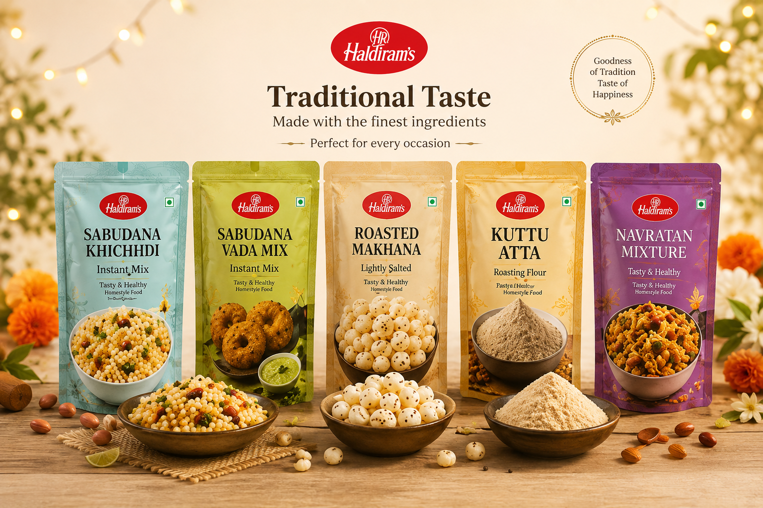 Haldiram's Upvas Combo Pack (5 Premium Fasting Essentials