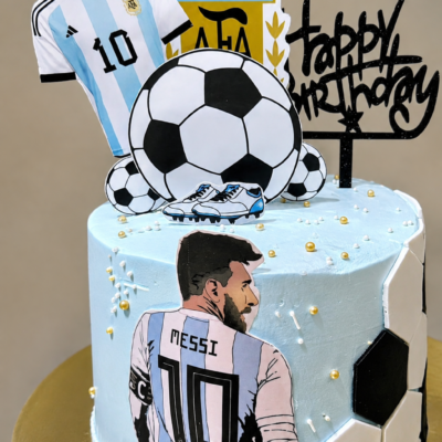 Football Theme Birthday Cake